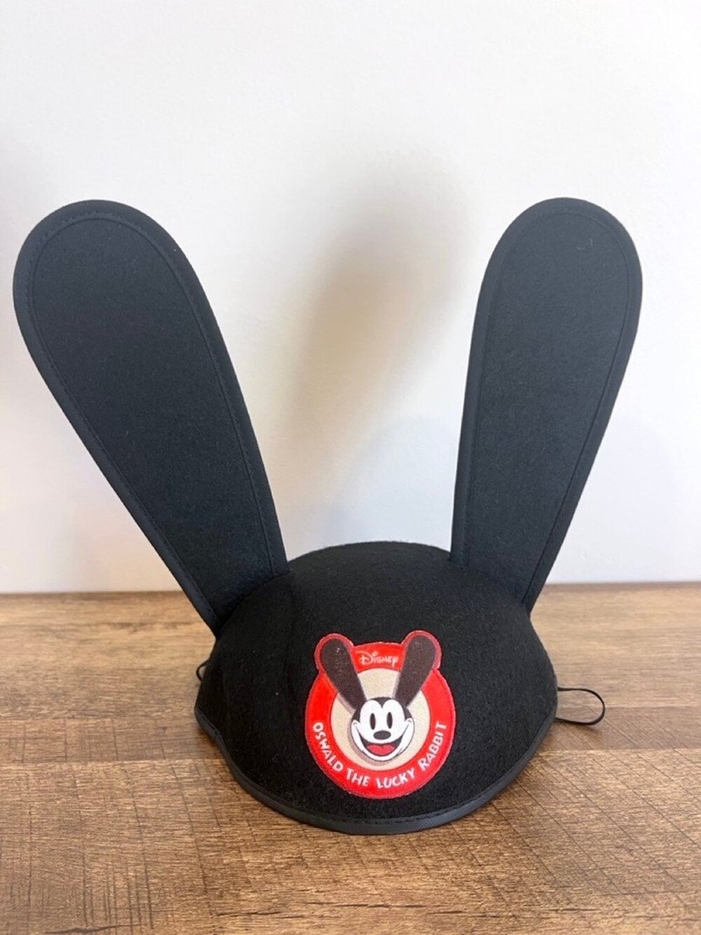Disney Oswald the Lucky Rabbit Ears Patch Felt Ear Hat Black Adult Retro Classic